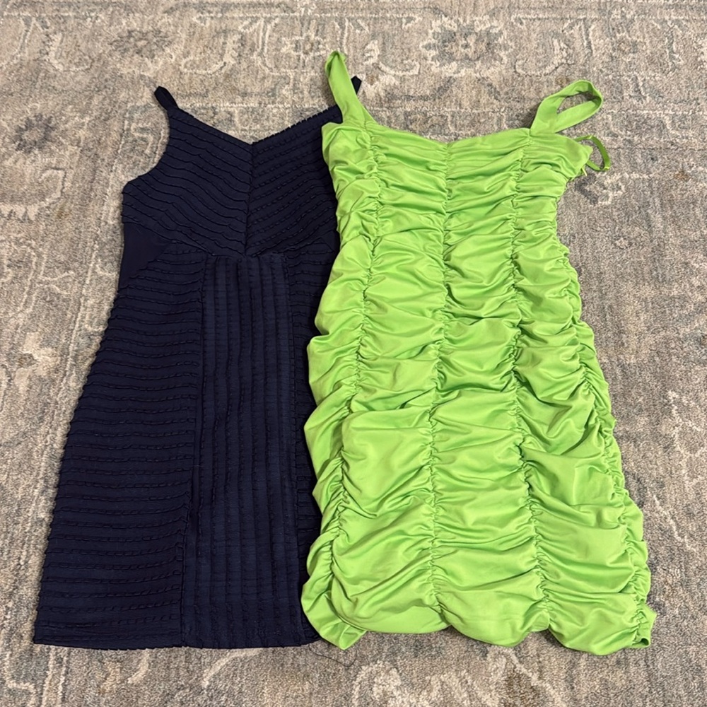 Set of revolve super down cocktail dresses